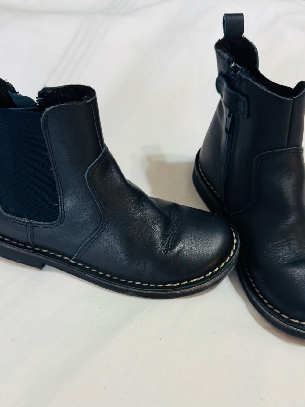 Papo d'Anjo Black Kids Chelsea Boots